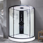 AquaLuxe HaloCurve Steam Shower